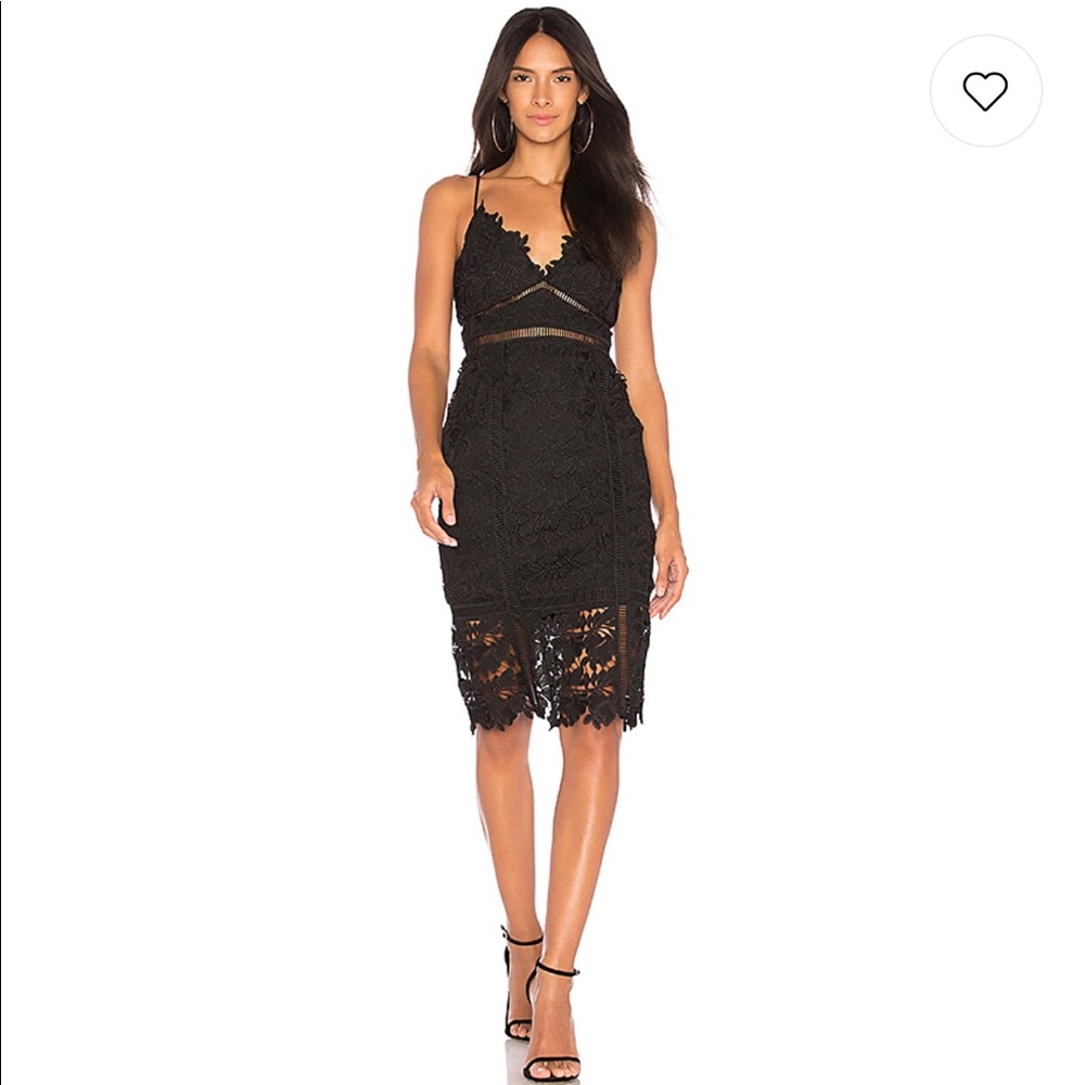 Bardot Botanica Lace Cutout Dress